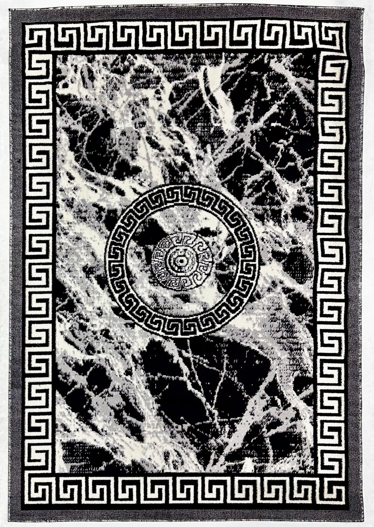 Star Area Rug 1313 Black