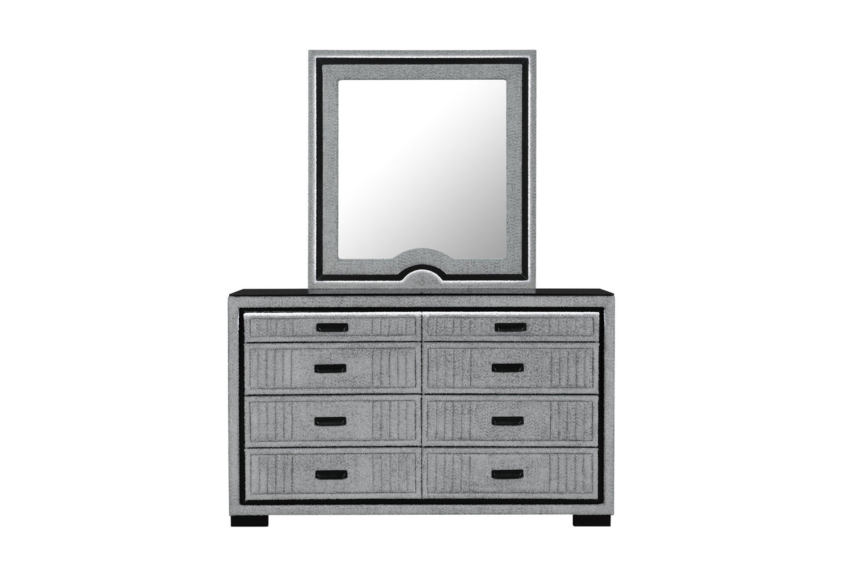 Isabella Grey Dresser with LED