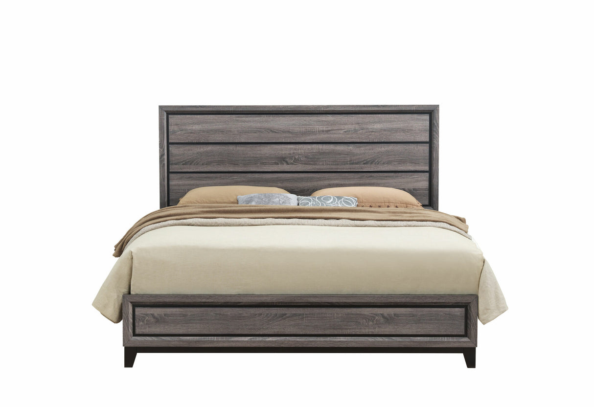 Kate Grey King Bed