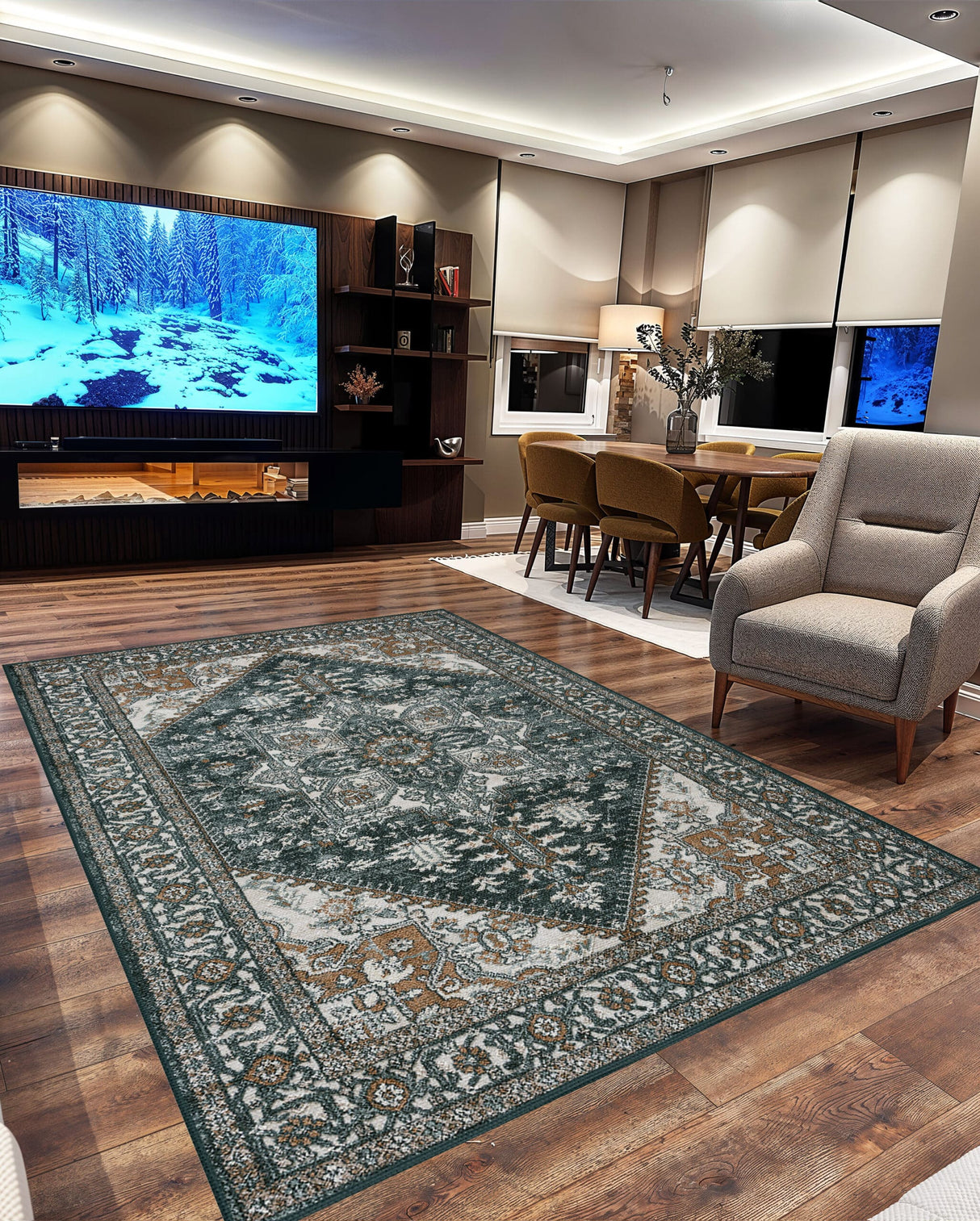 K&D Area Rug 12010