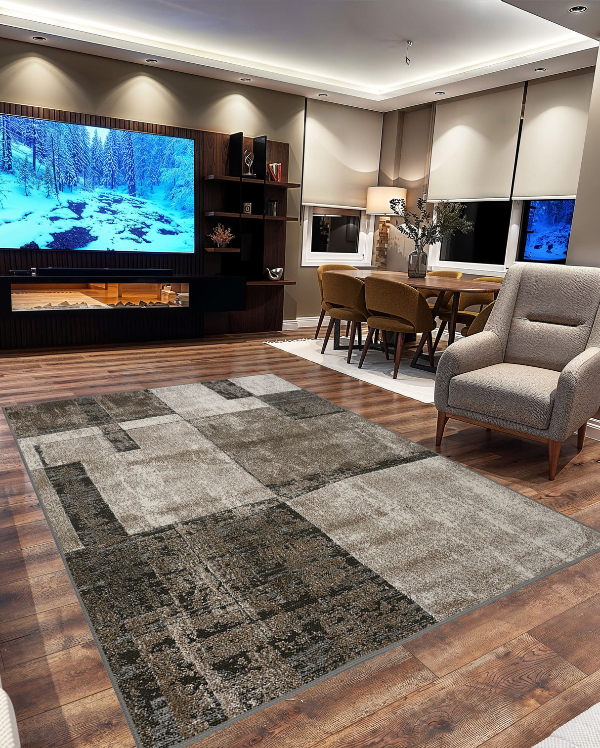 K&D Area Rug 12013