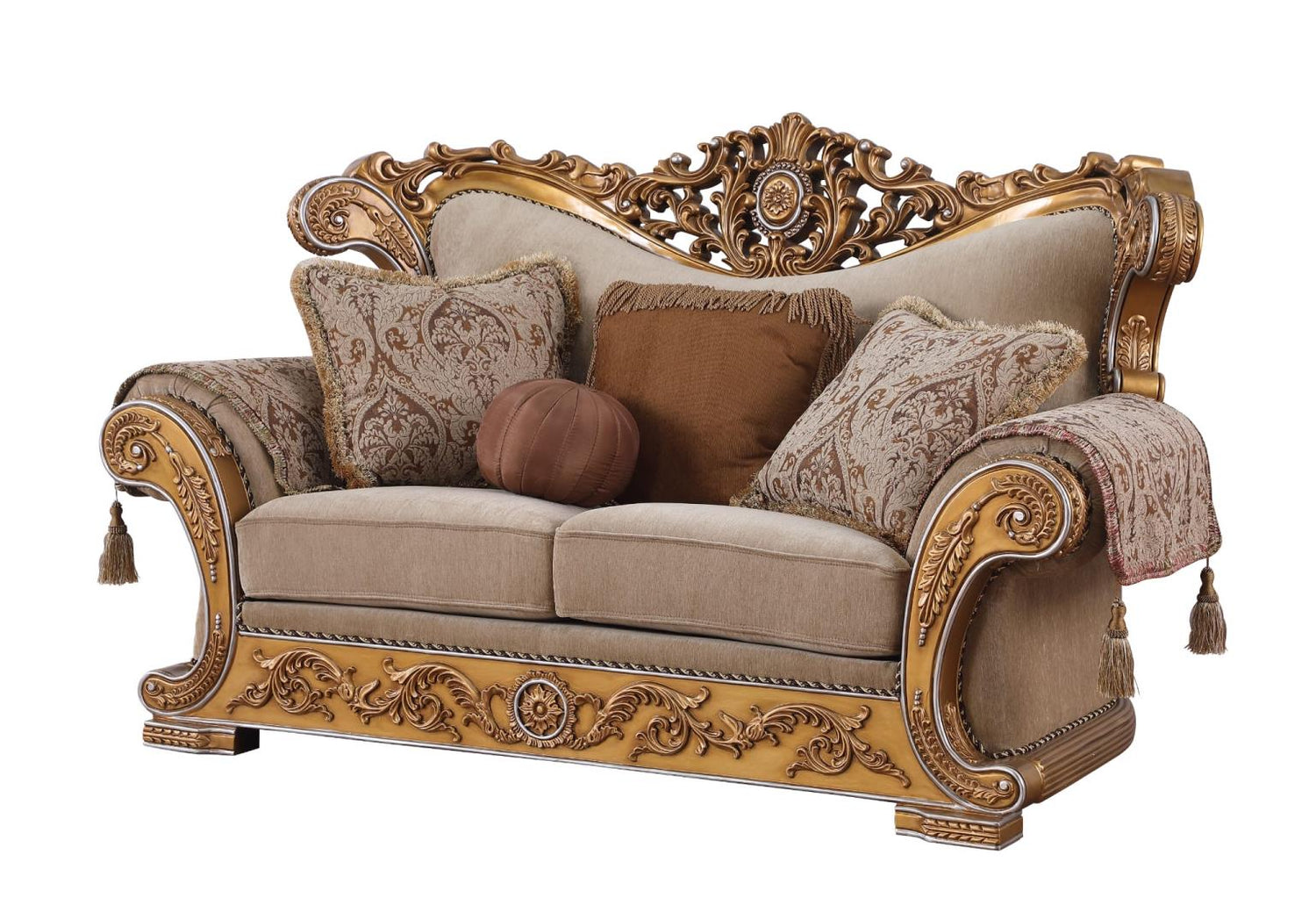 Aiden Beige 2-Piece (Sofa, Loveseat)