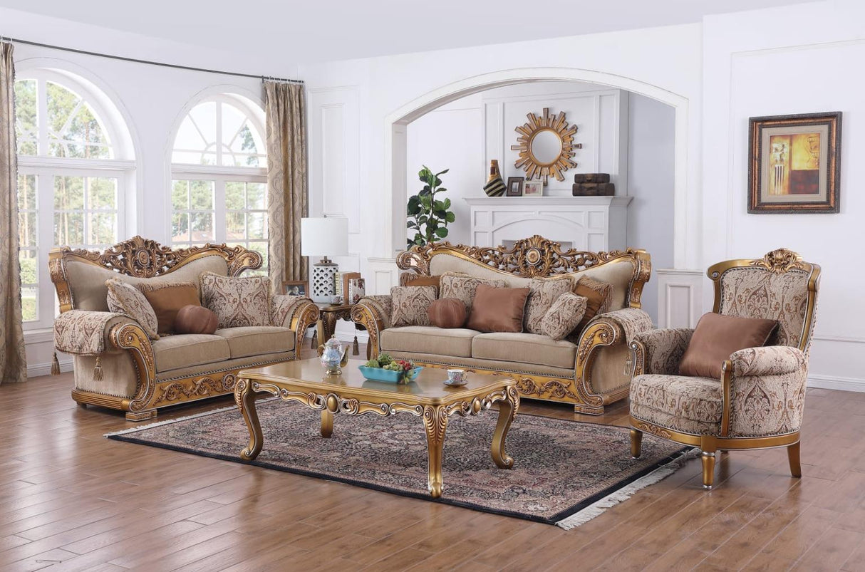 Aiden Beige 2-Piece (Sofa, Loveseat)