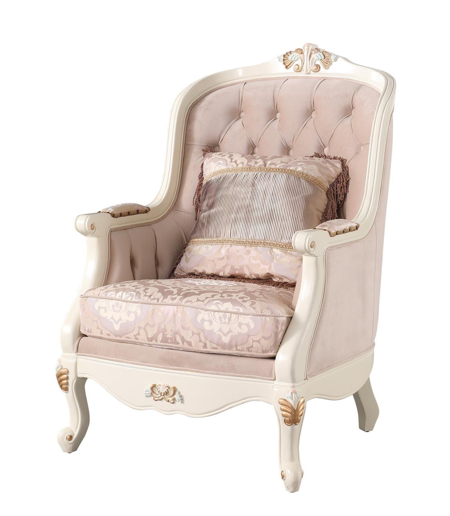 Dilan White 3-Piece (Sofa, Loveseat, Chair)