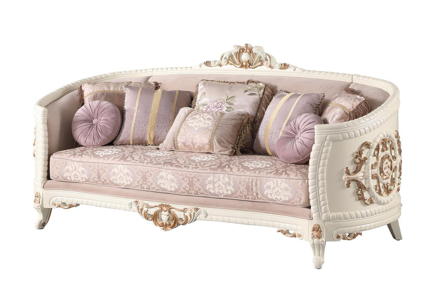 Dilan White 3-Piece (Sofa, Loveseat, Chair)