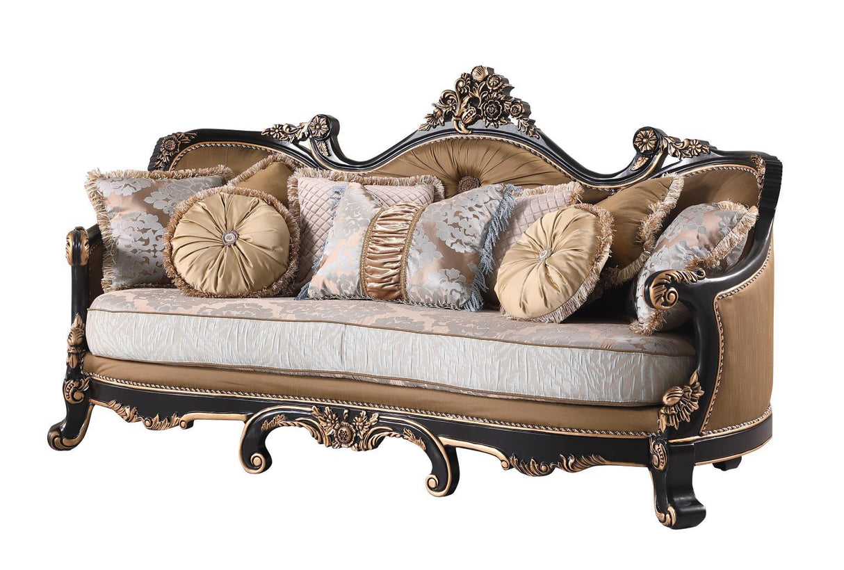 Roman White 2-Piece (Sofa, Loveseat)