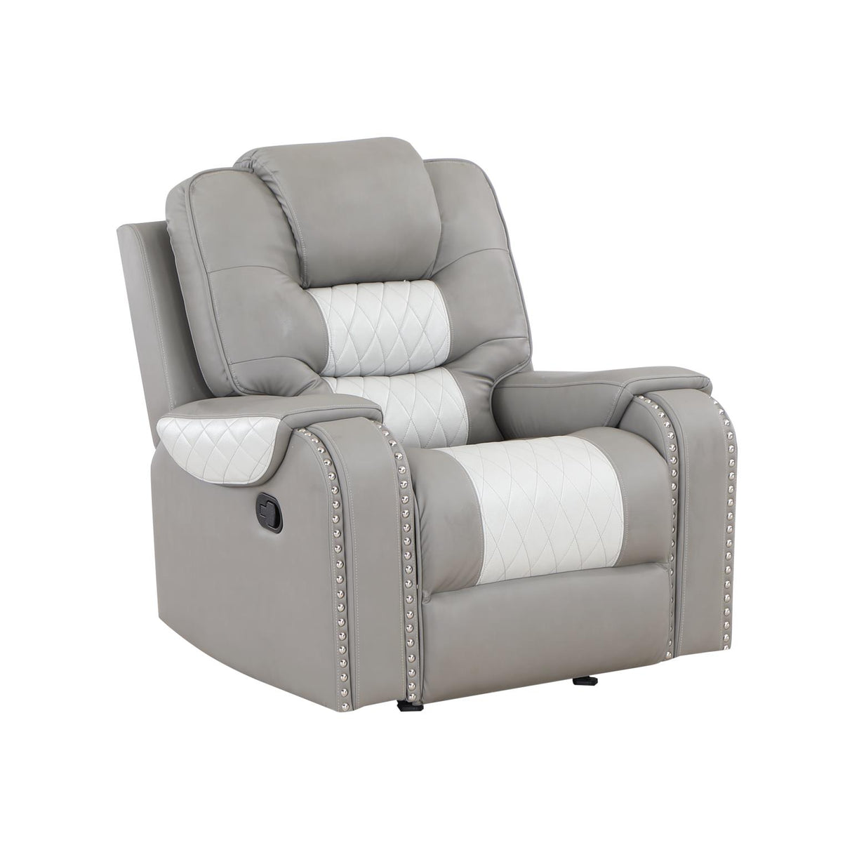 Harlow Manual Reclining Chair / Grey