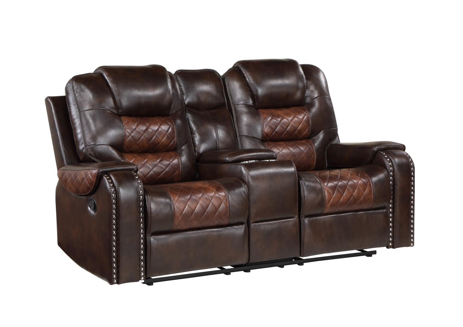 Harlow Brown Reclining Loveseat