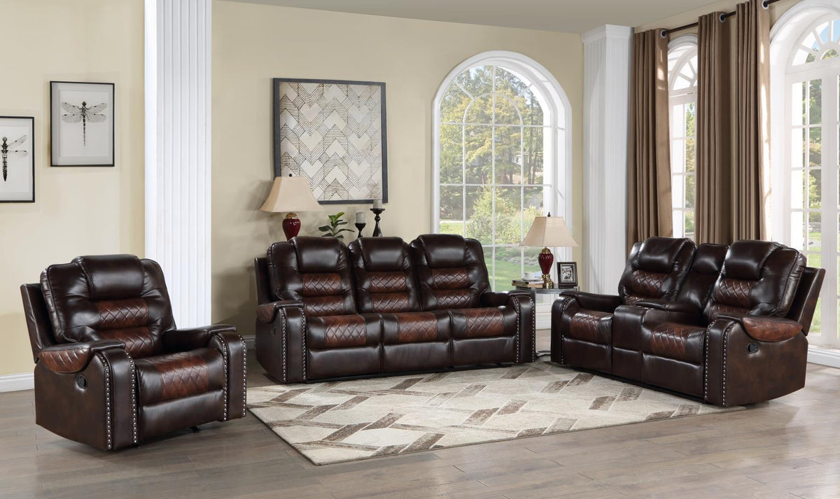 Harlow Manual Reclining Chair / Brown