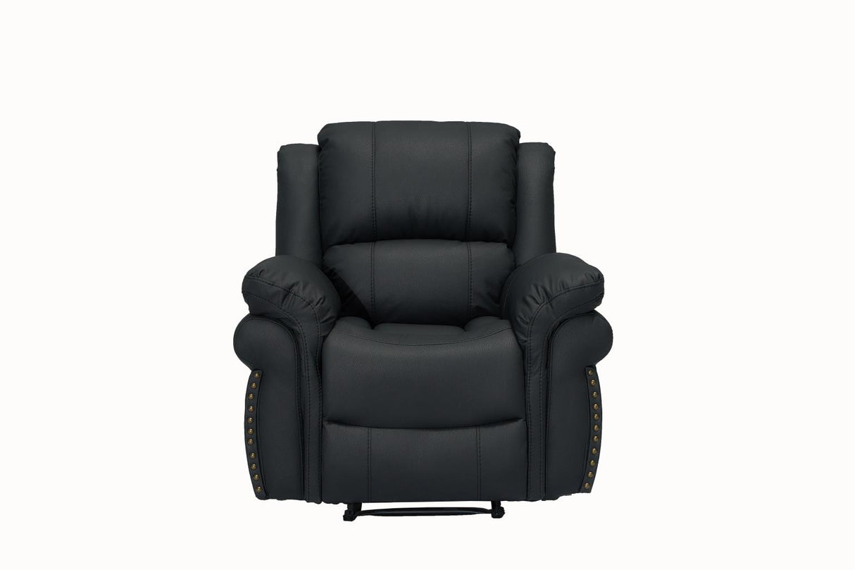 Cesar Black Reclining Chair