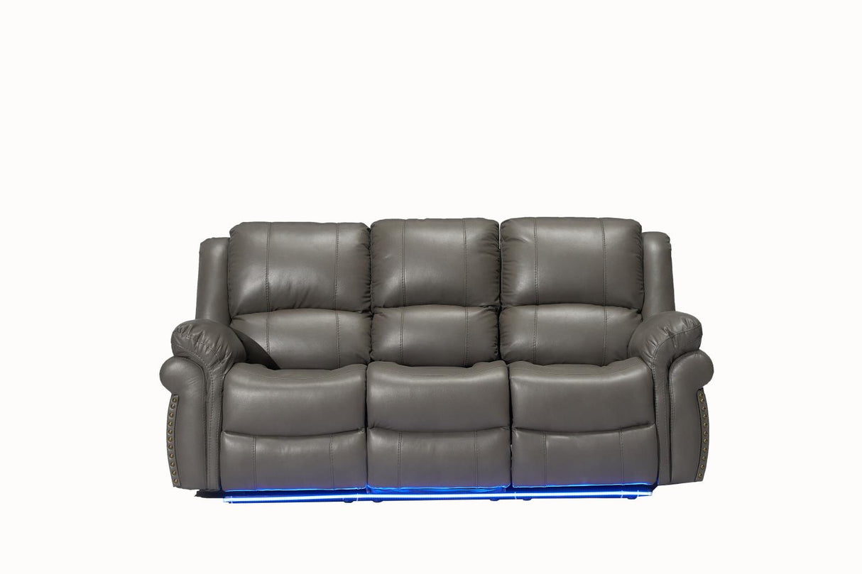 Cesar Grey Reclining Sofa