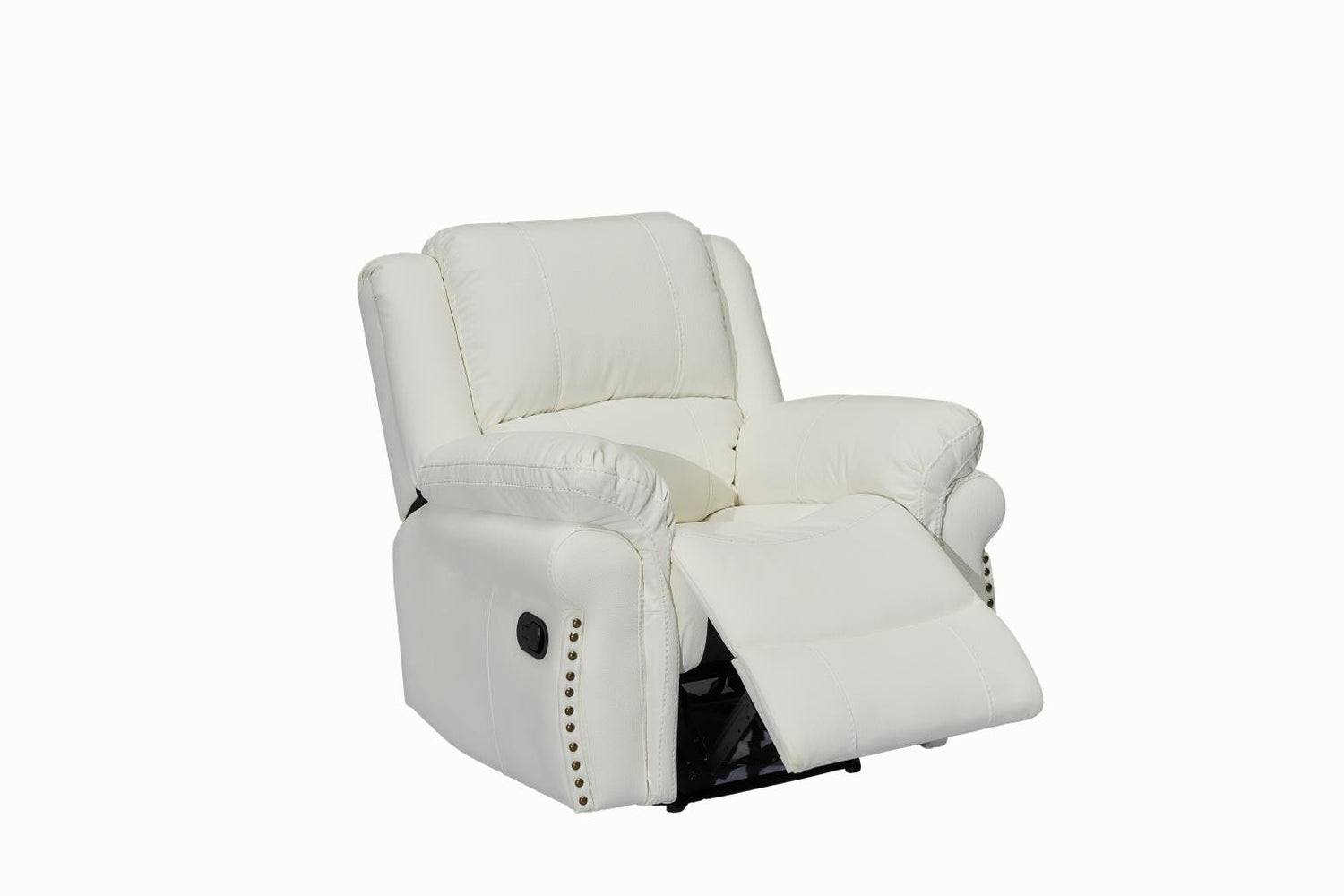 Cesar White Reclining Chair