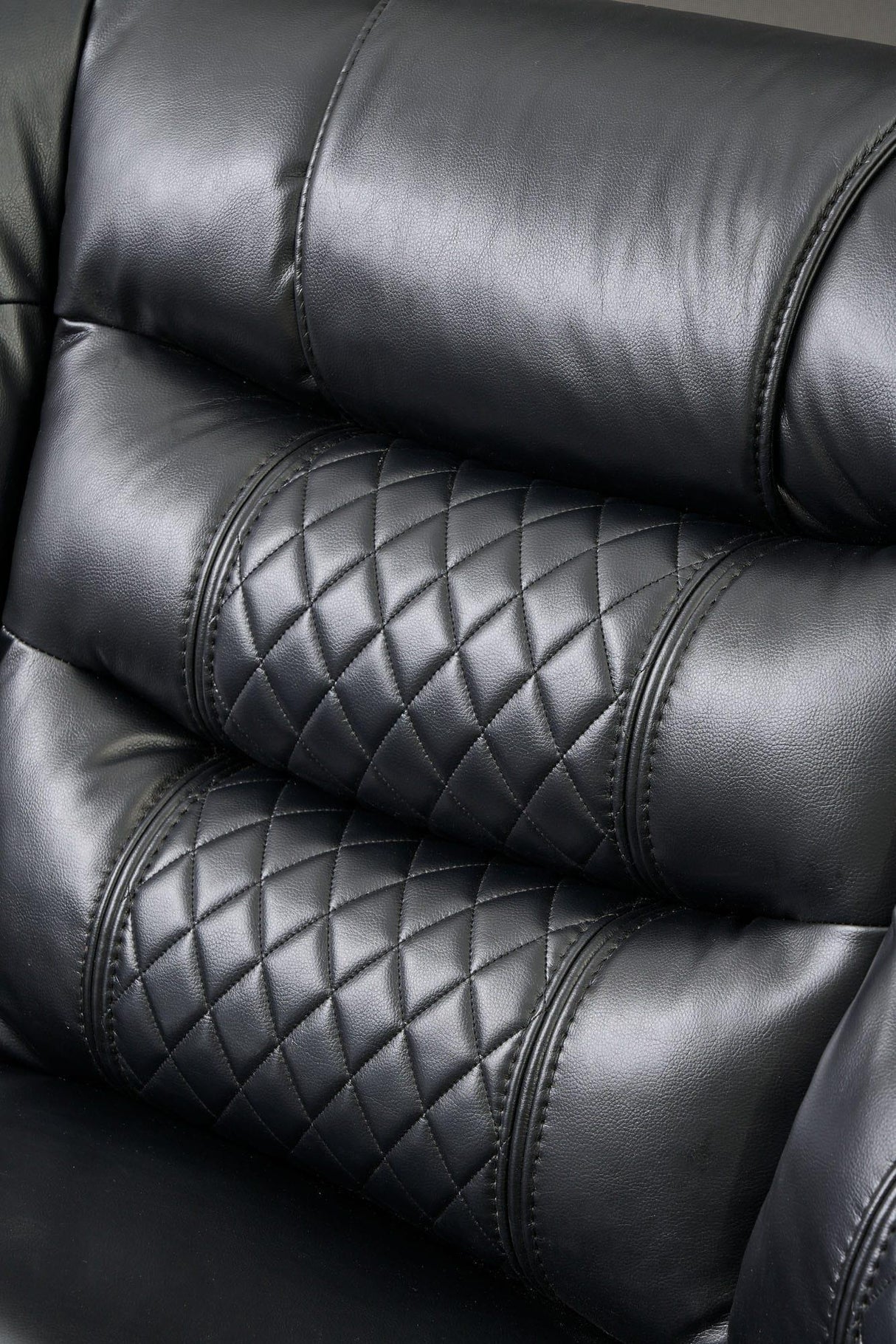 Victor Black 3 PC Reclining Sectional