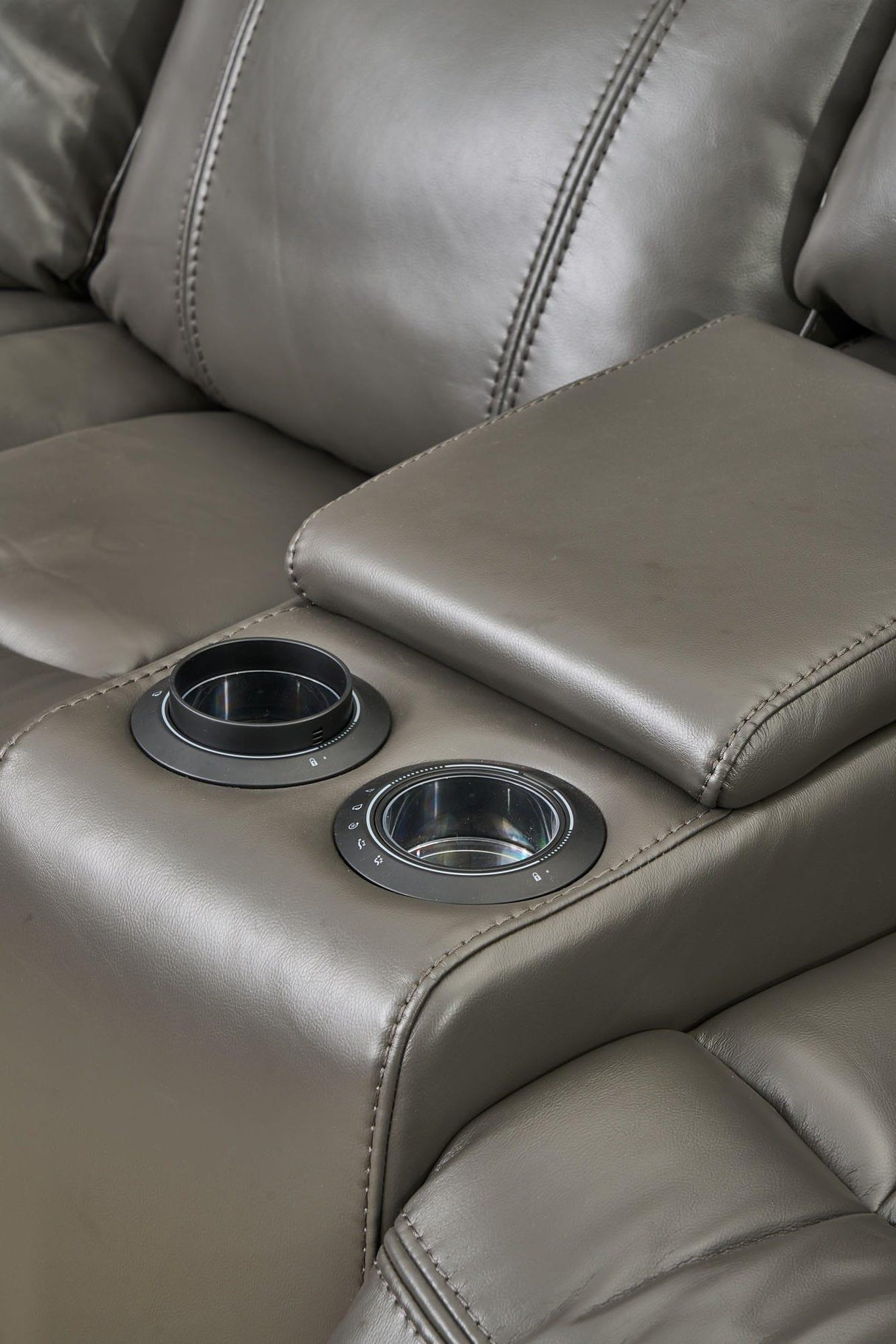 Jay Grey 3 PC Reclining Sectional w/ LED