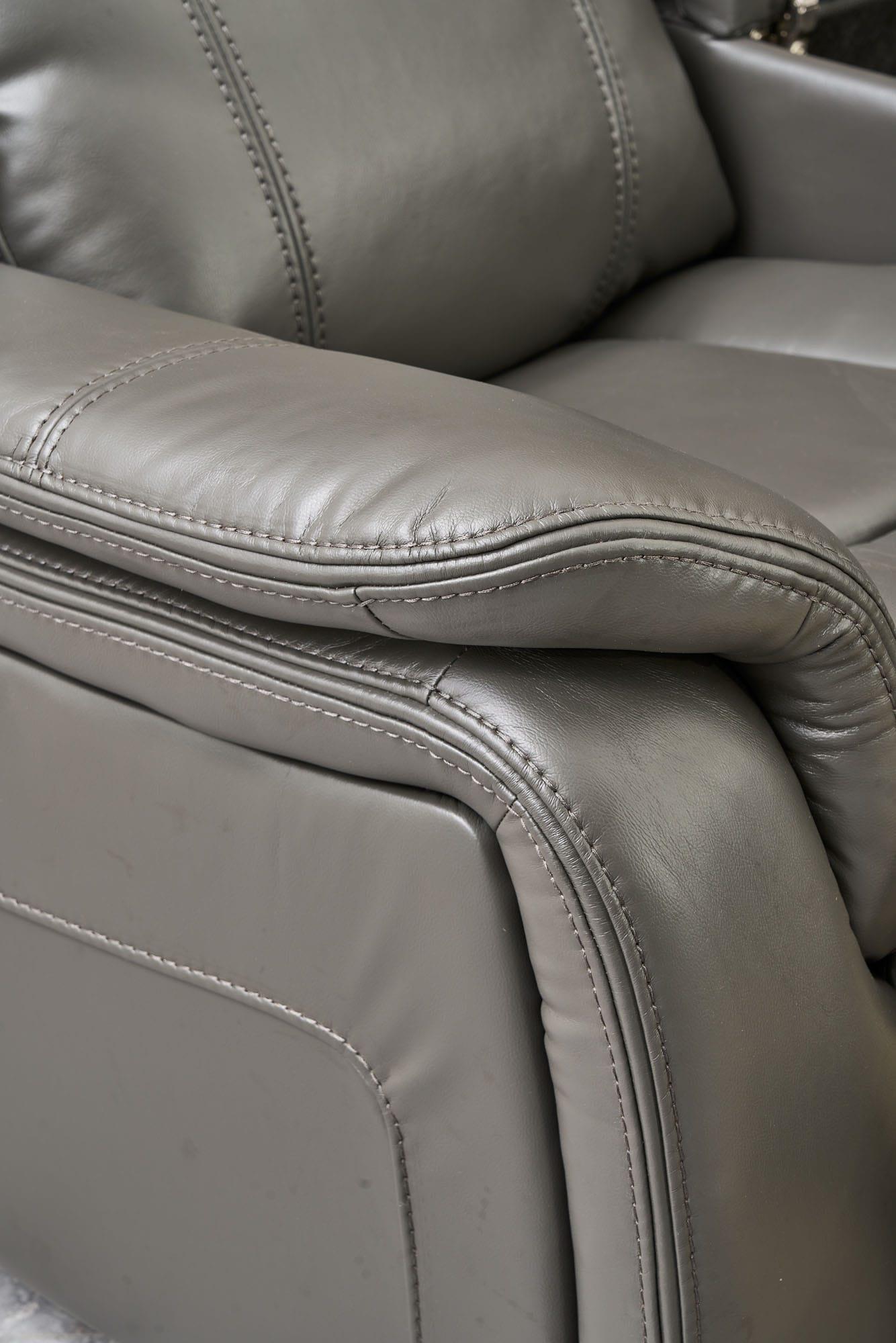 Jay Grey 3 PC Reclining Sectional w/ LED