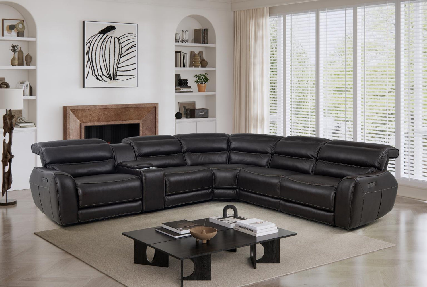 Marco Brown 6 PC Sectional