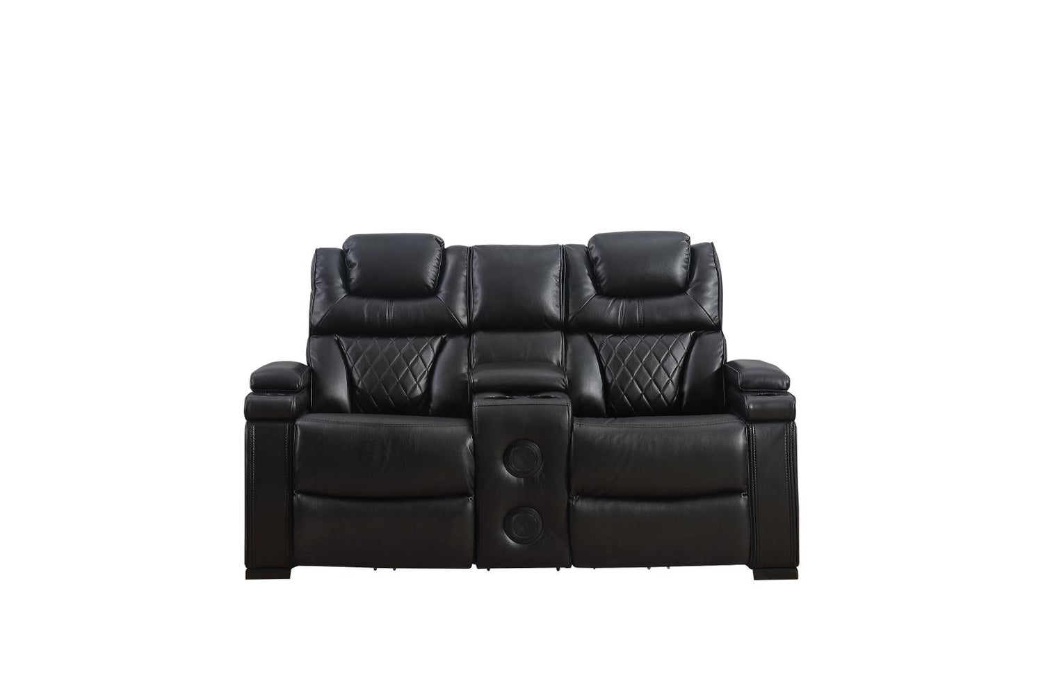 Braden Black Loveseat