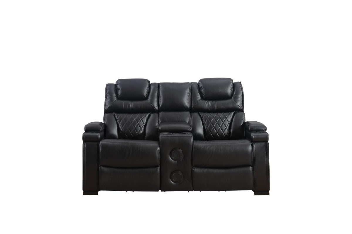 Braden (Power) Sofa - Black