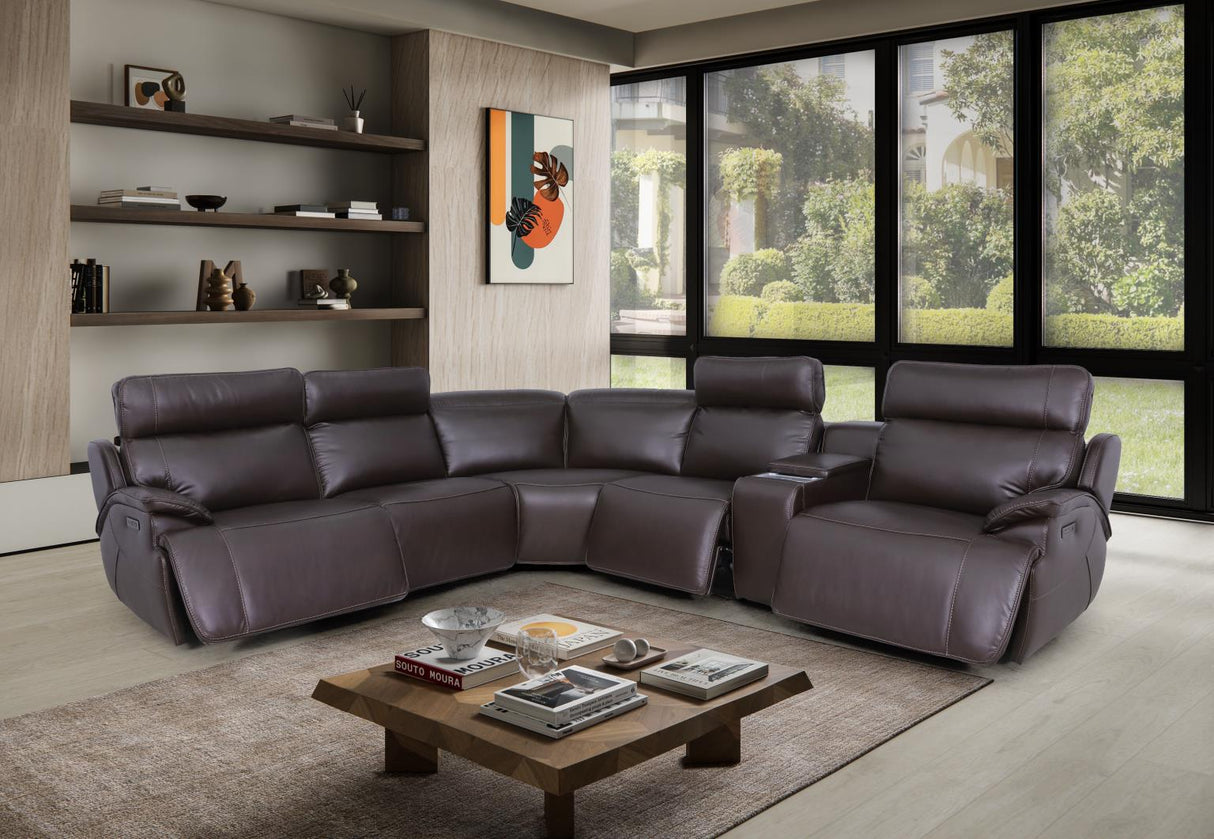 Mason Brown 7 PC Sectional