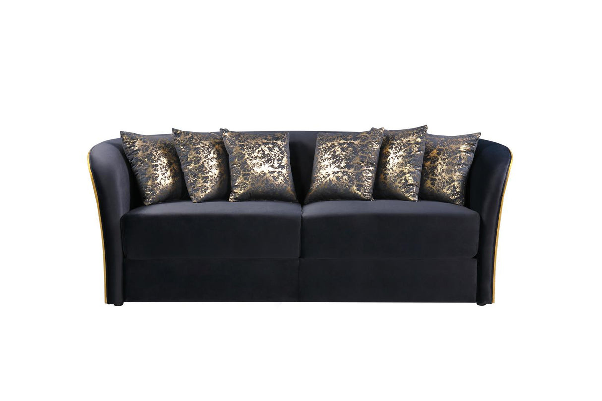 Orion Black Sofa