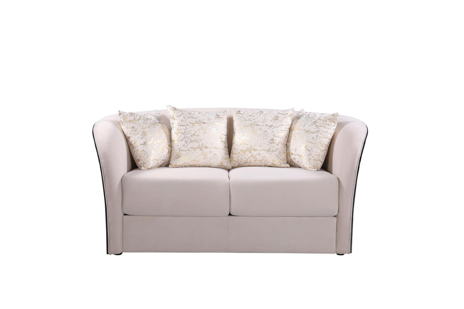 Orion White/Black 2-Piece (Sofa, Loveseat)