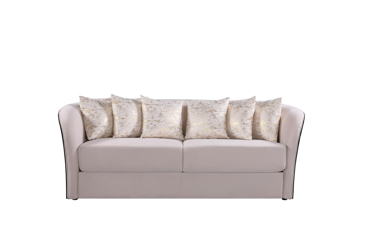 Orion White/Black 2-Piece (Sofa, Loveseat)