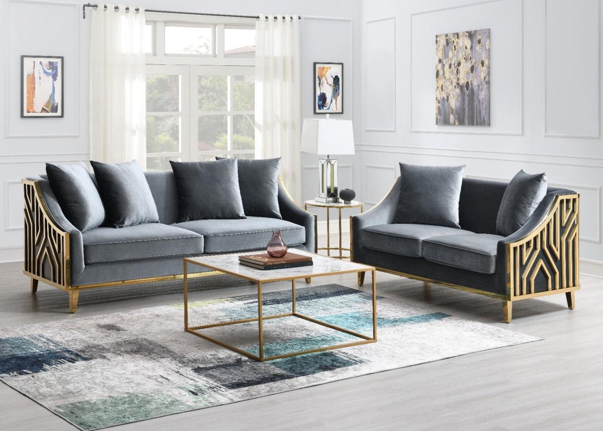 Stillo Grey 2-Piece (Sofa, Loveseat)