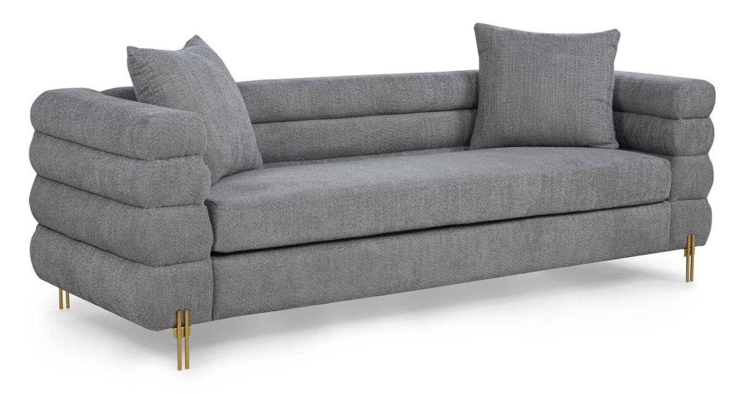 Silas Grey 2-Piece (Sofa, Loveseat)