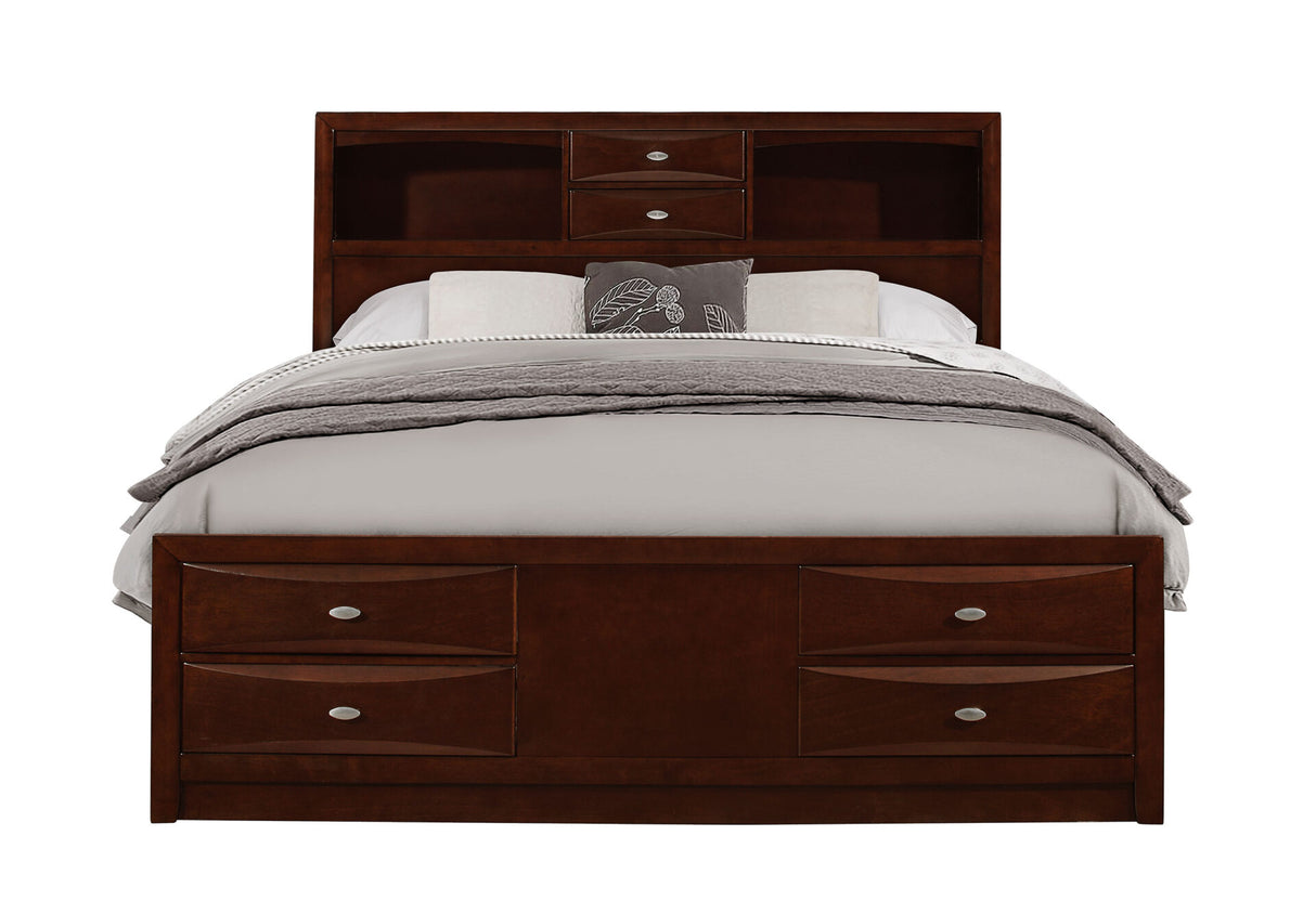 Linda Merlot Full Bed Group