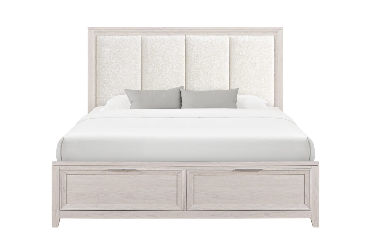 Mariah Beige Queen Bed
