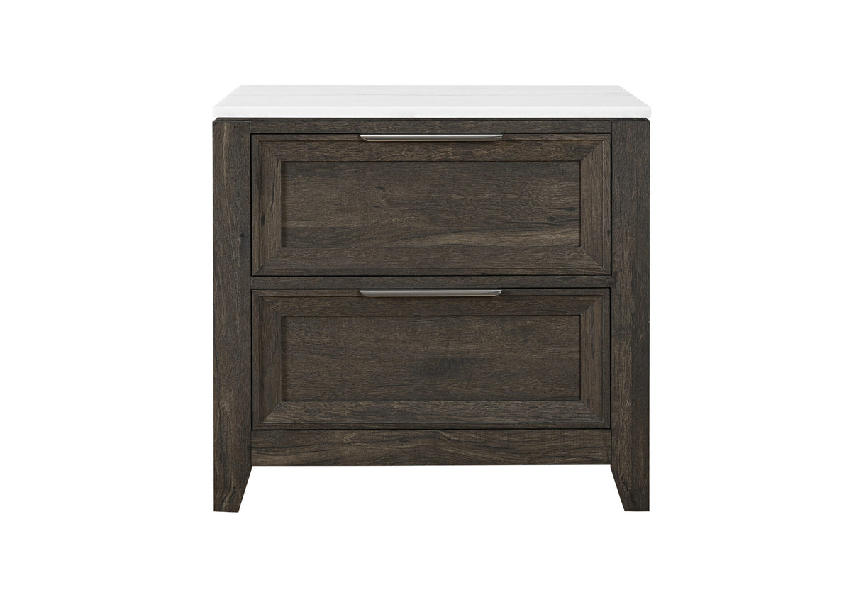 Mariah Dark Brown Nightstand