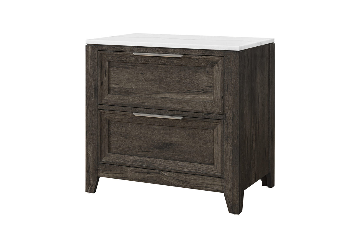 Mariah Dark Brown Nightstand