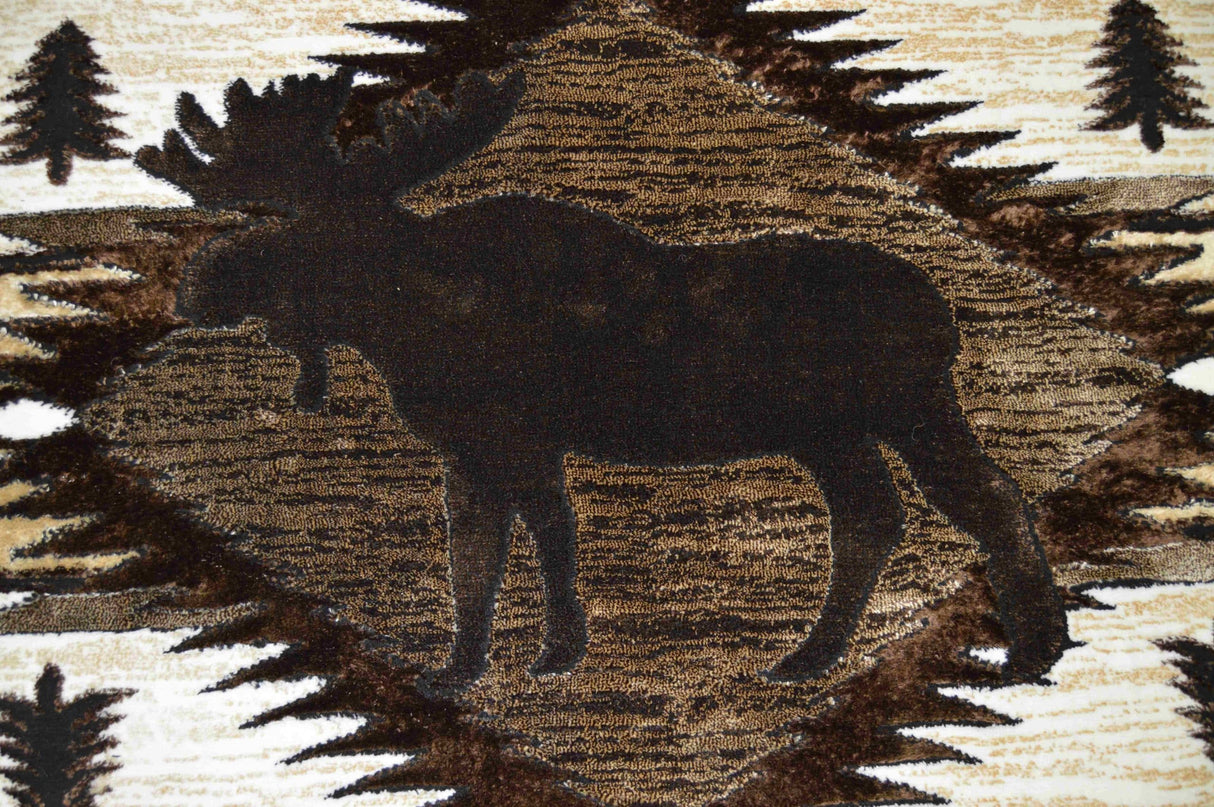 Moon Area Rug Moose