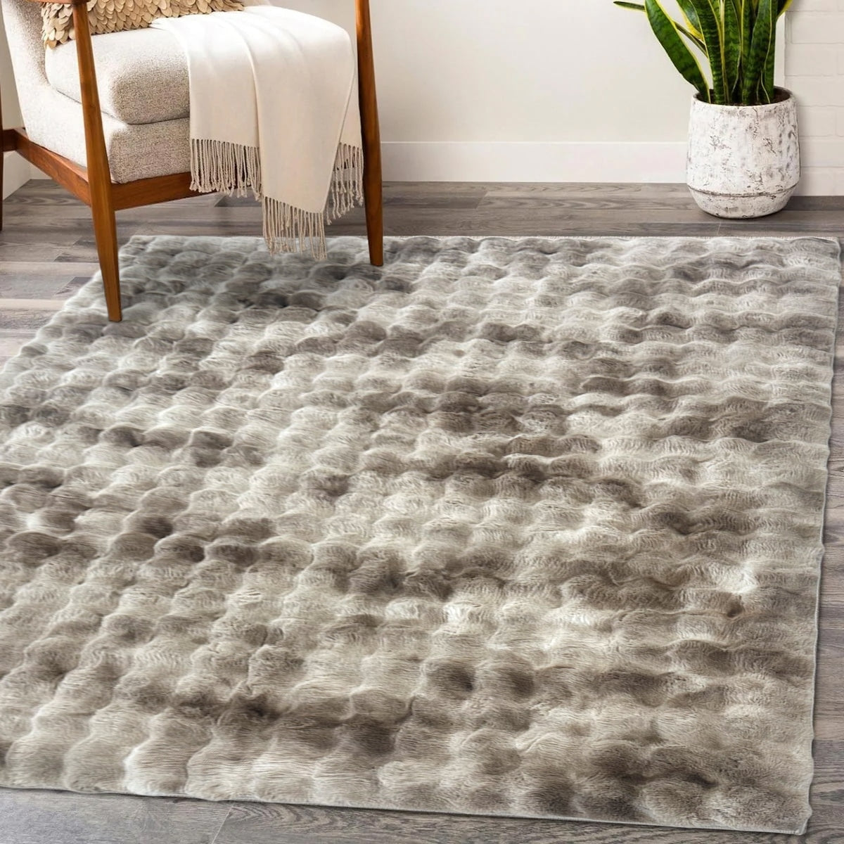 Nablus Shaggy Rug Beige