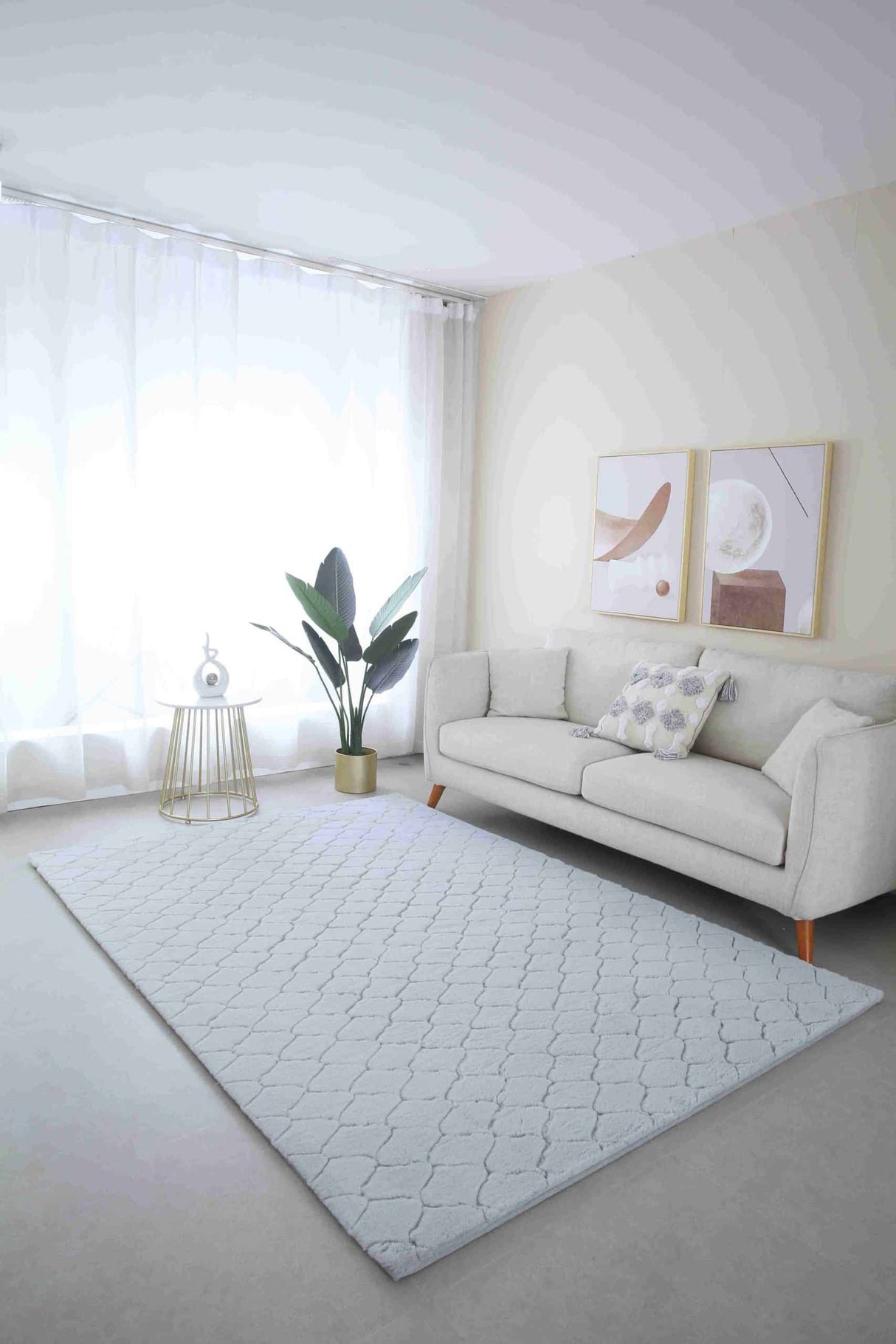 Nova Shaggy Rug Grey
