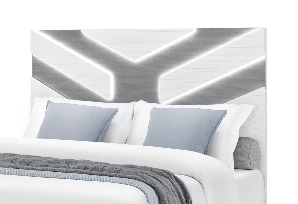 Optimus White King Bed Group