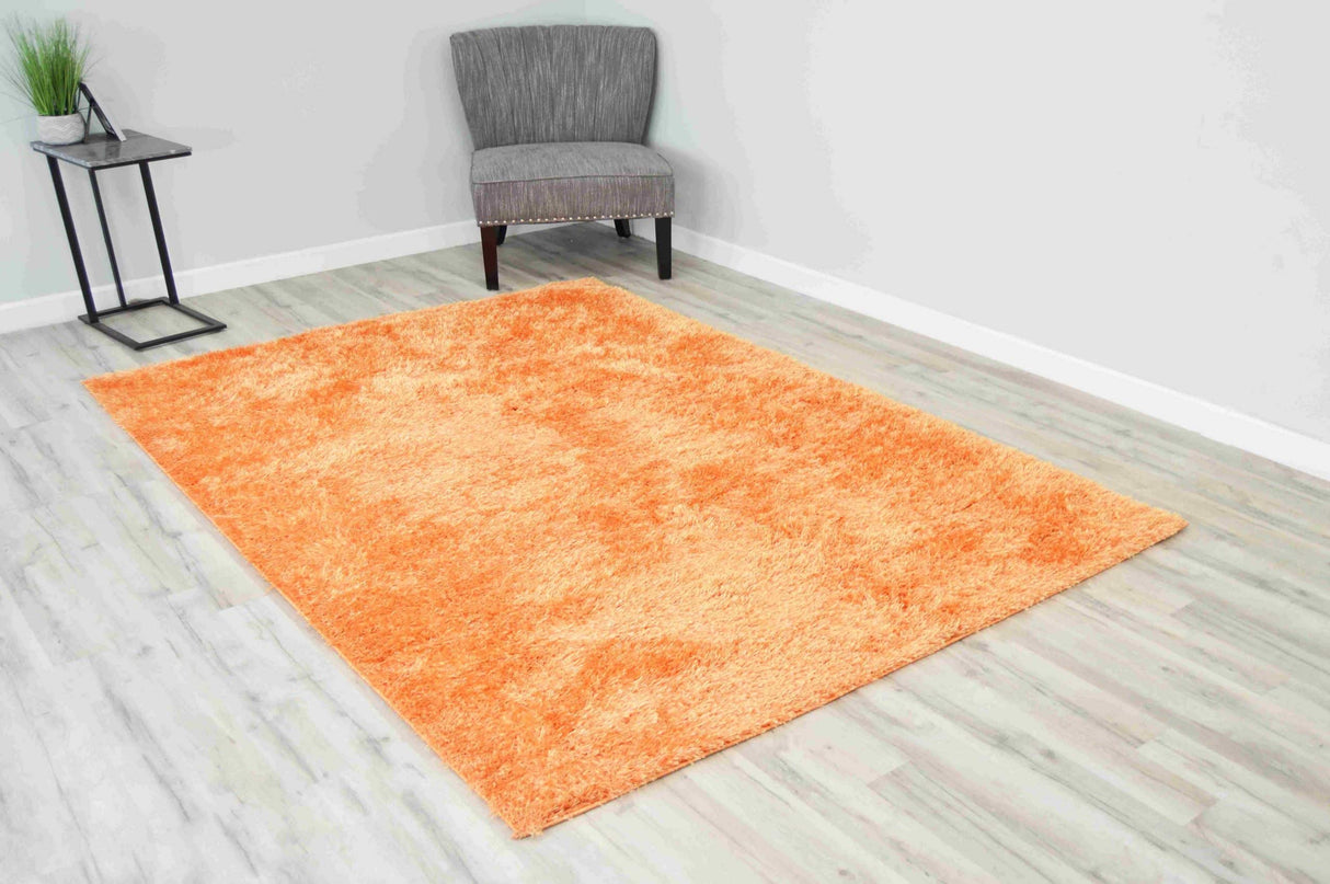Lucia Shaggy Rug Terracotta