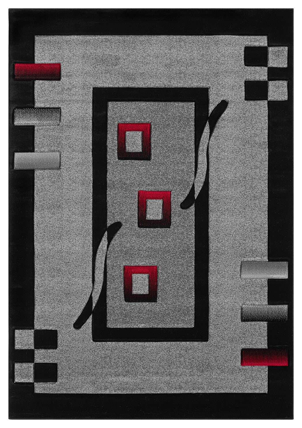Premium Area Rug 1347 Grey