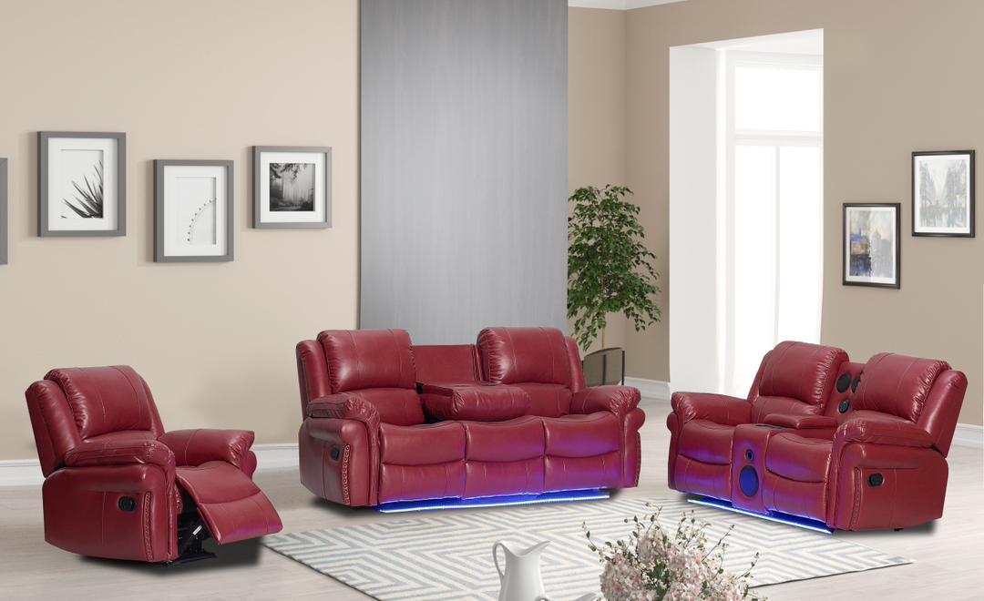 Cesar Red Reclining Chair