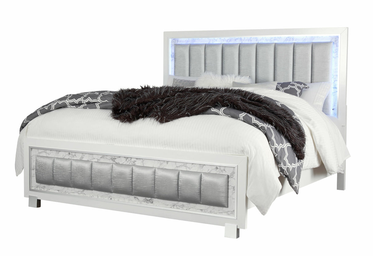 Santorini White Full Bed