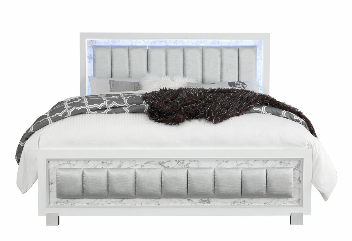 Santorini White Full Bed