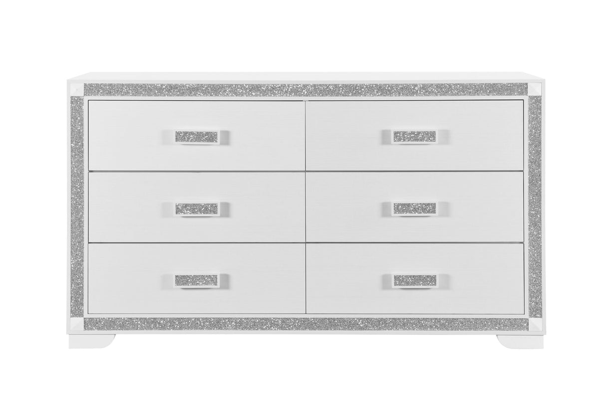 Soleil White Dresser