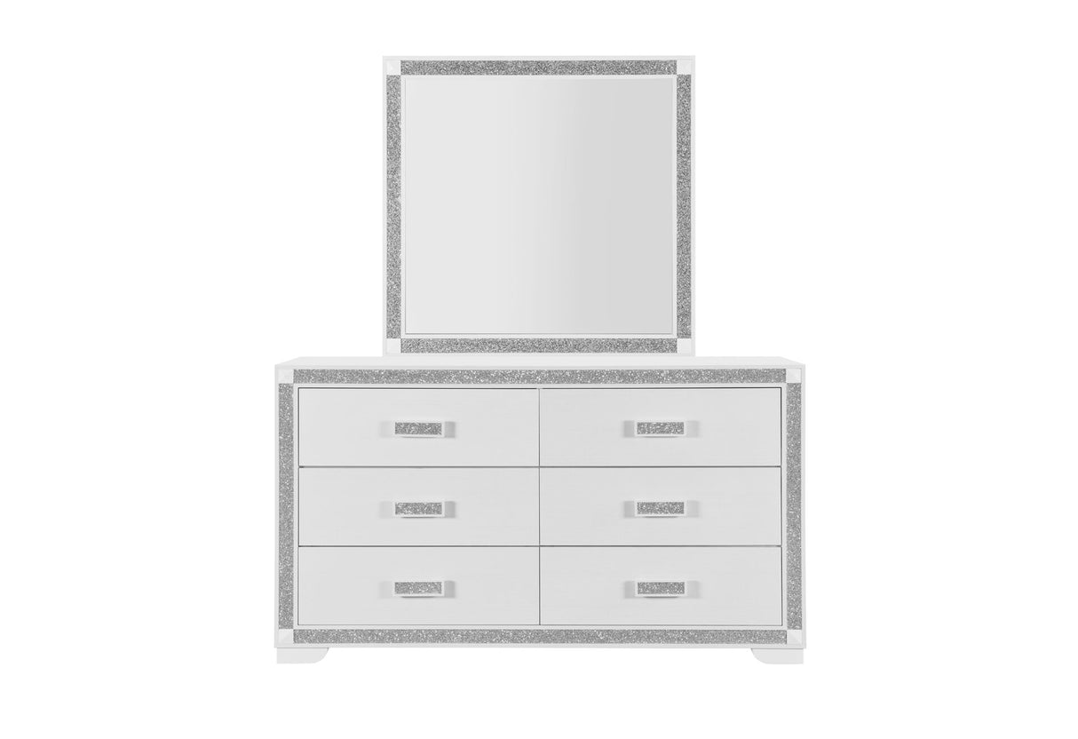 Soleil White Dresser