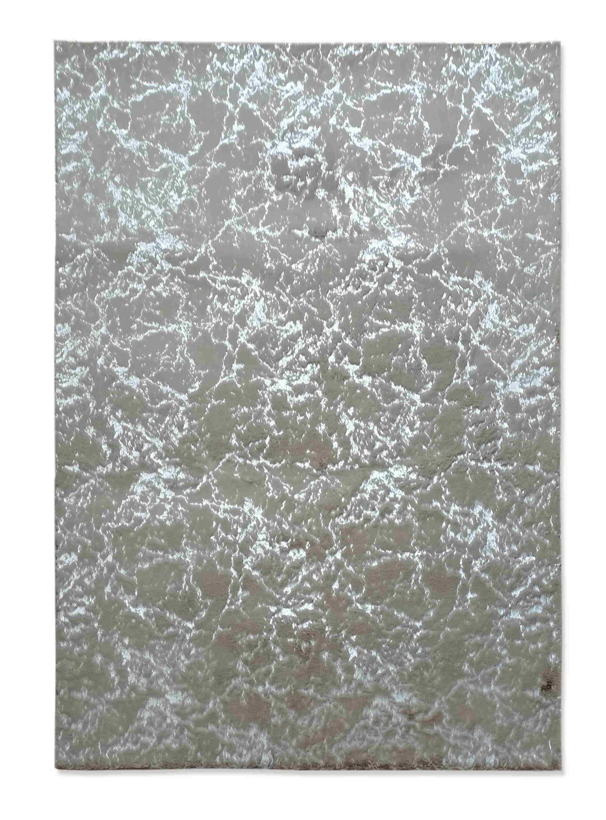 Timmy-S Shaggy Rug Td3396-B13-Dk.Beige+Silver
