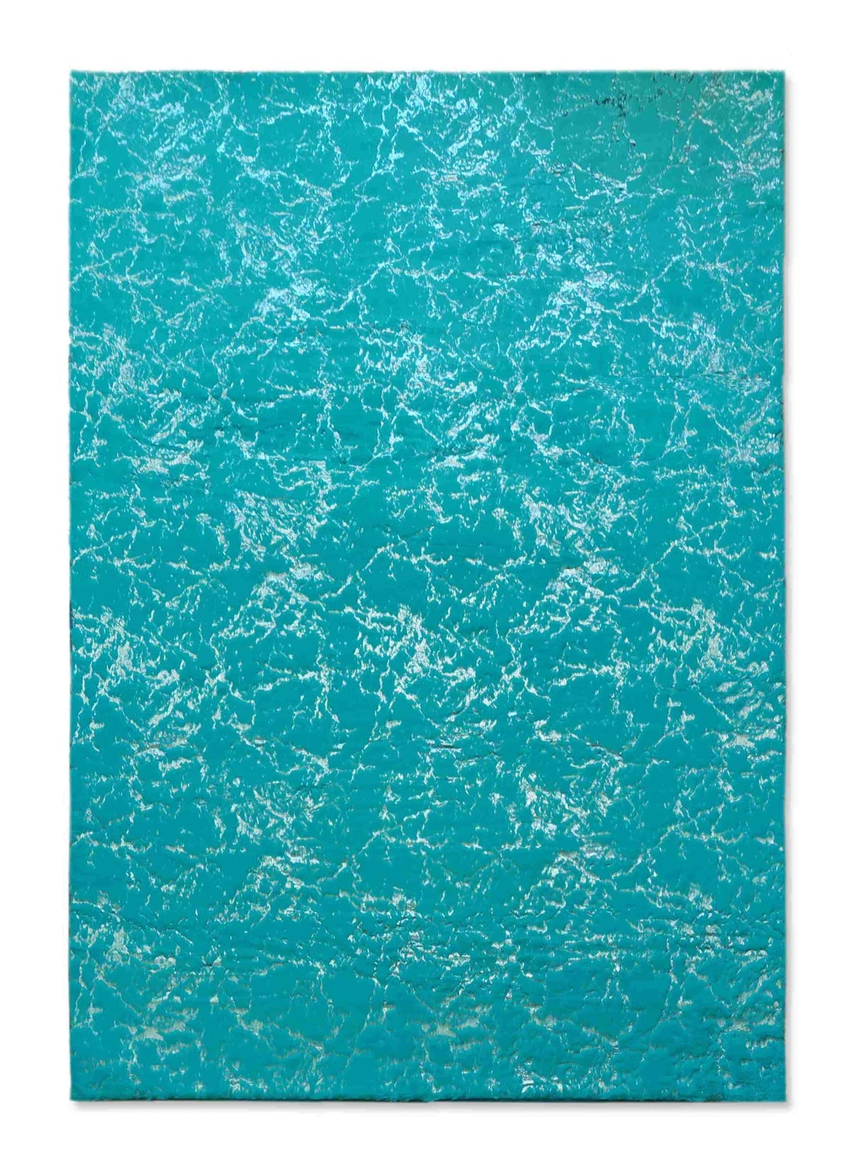 Timmy-S Shaggy Rug Td3396-B7-Teal+Silver