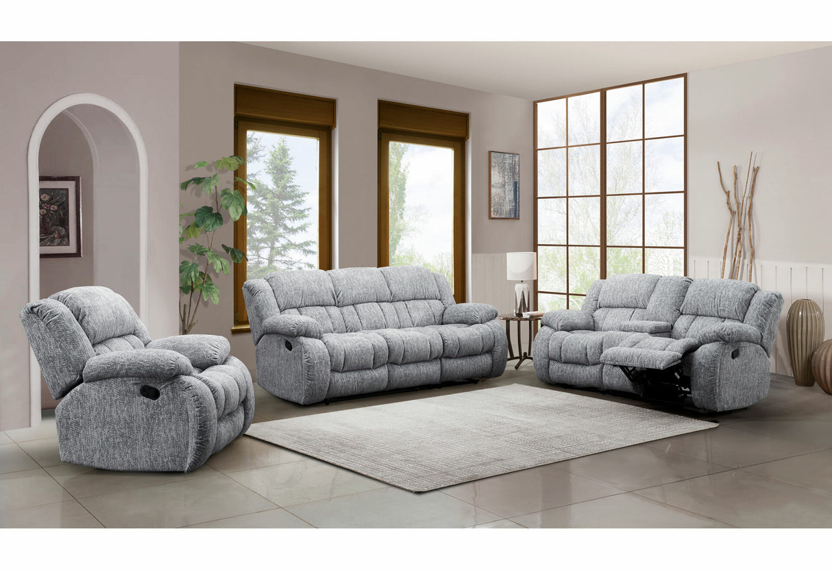 U250 Grey Glider Recliner