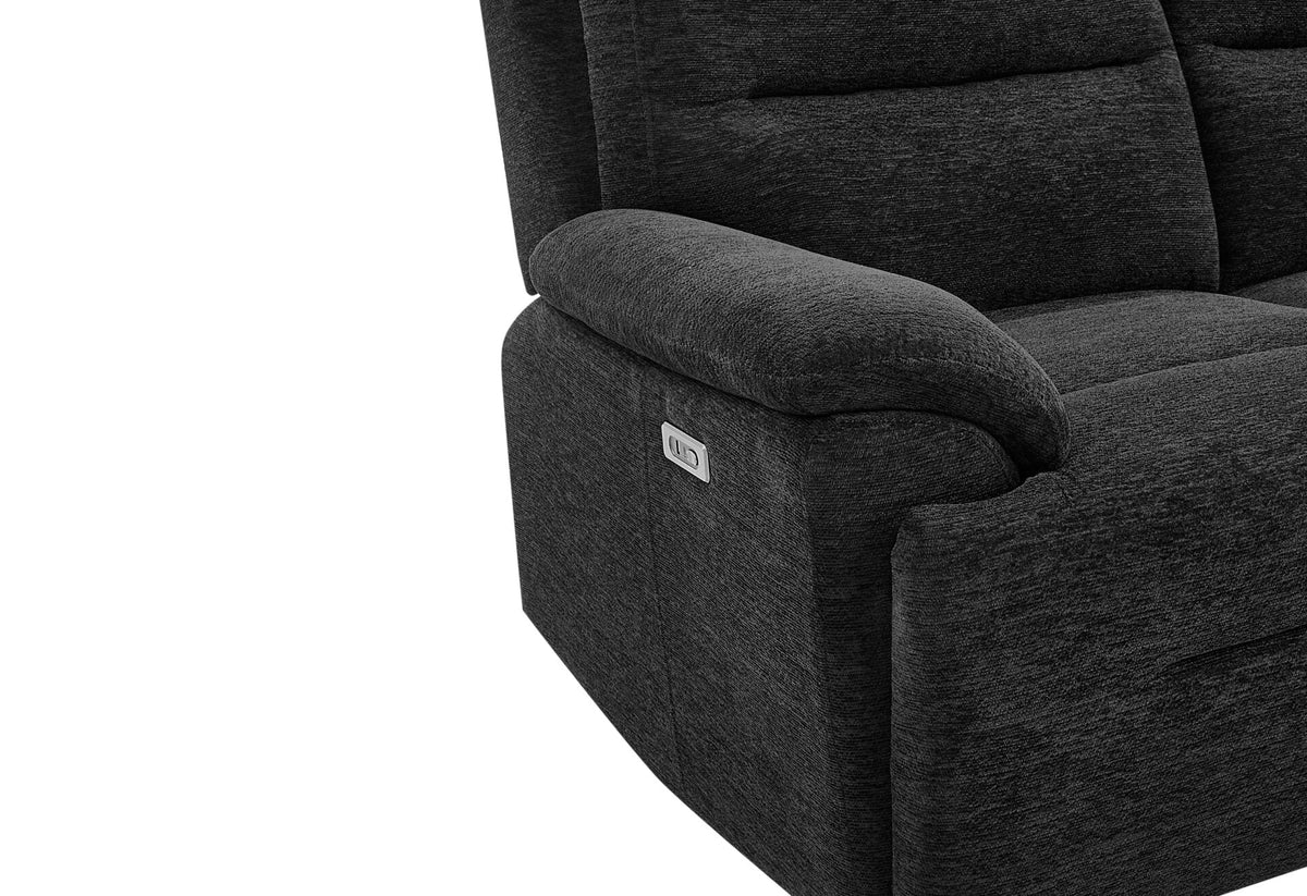 U3823 Black Sleeper Sectional