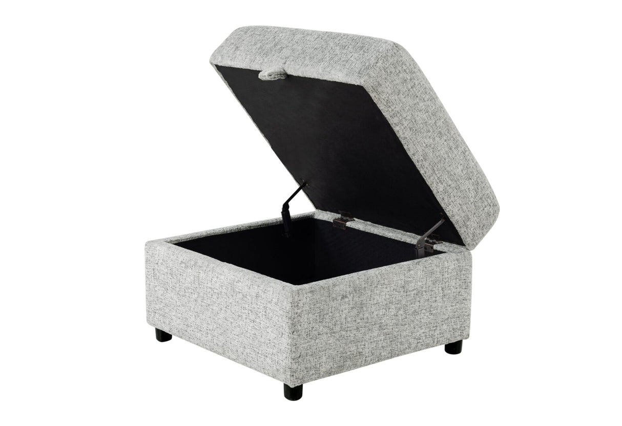 U9401 Nickel Sofa Bed Ottoman with Storage