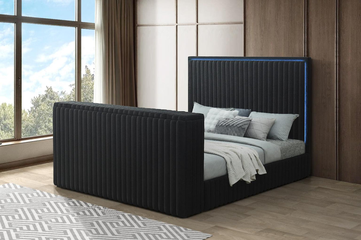 Suzie Black Queen Bed