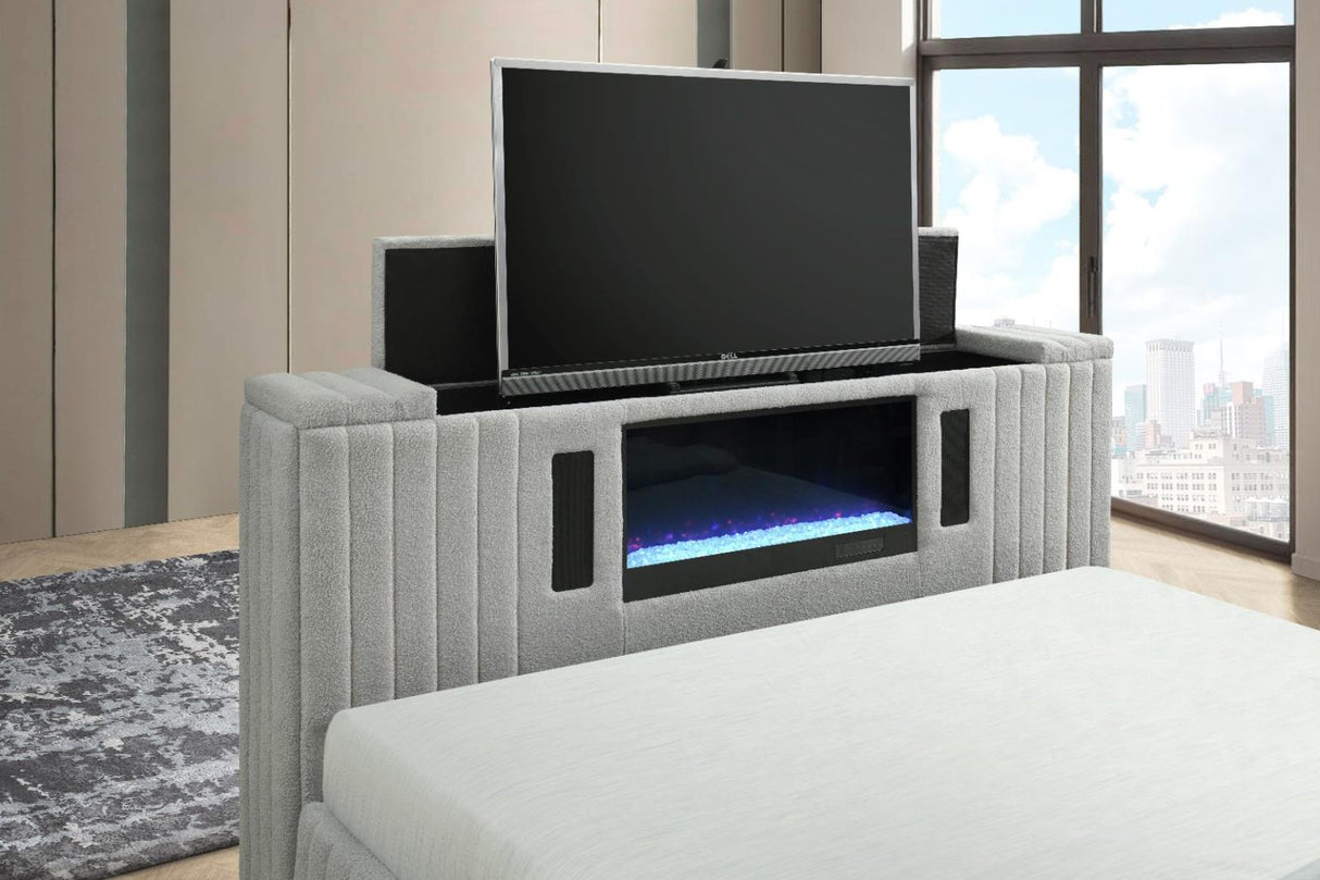 B842 Queen Bed - Grey